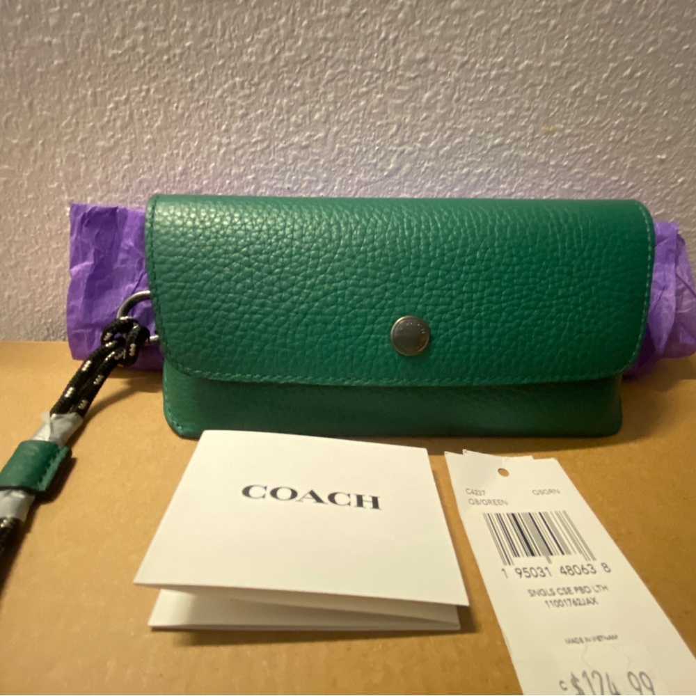 COACH Sunglasses Case w/ Wristlet
